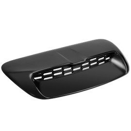KUAFU Hood Scoop Compatible with 2007 2008 2009 2010 2011 2012 2013 Mini Cooper S R55 R56 R57 R58 R59 Unpainted-Black Air Intake Vent