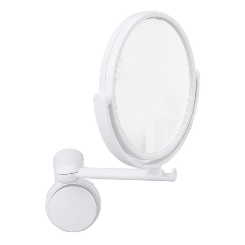 Wall Mount Makeup Mirror 360 Degree Rotation Clear Undistorted Single