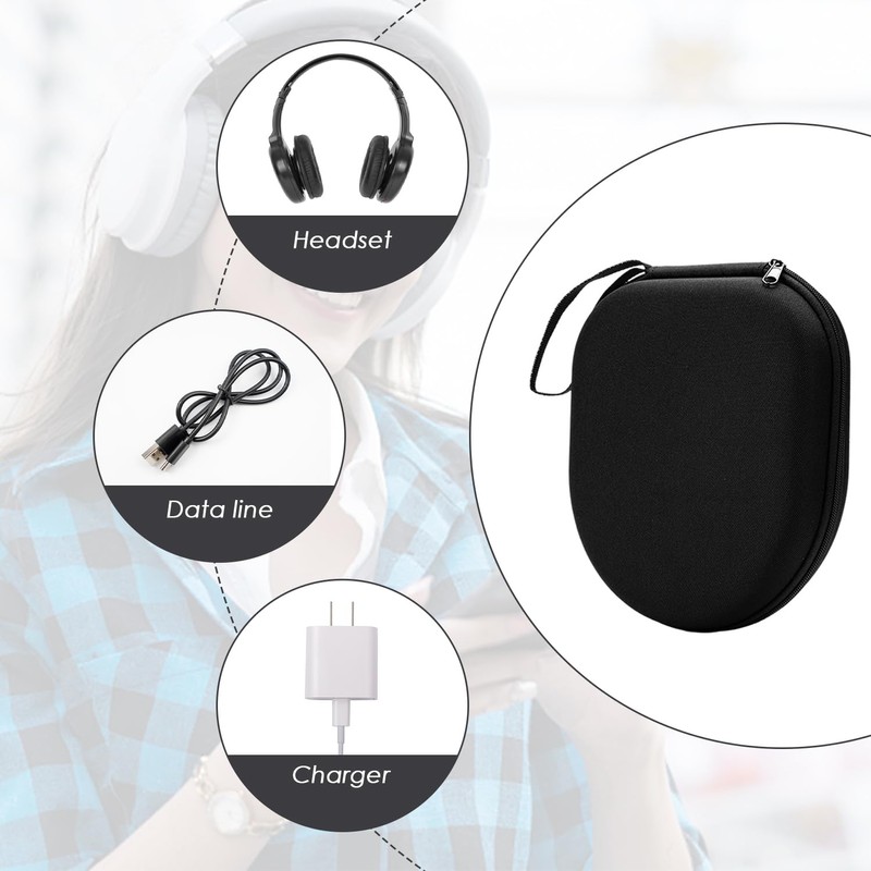 TYFGRT 1 x headphone storage box and 1 x wall
