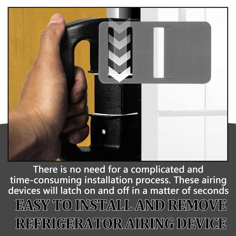 TonGass (2-Pack, Grey RV Refrigerator Airing Device Service Kit Exact