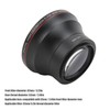 52mm 0.43X Wide Angle Lens Optical Glass Camera Lens with