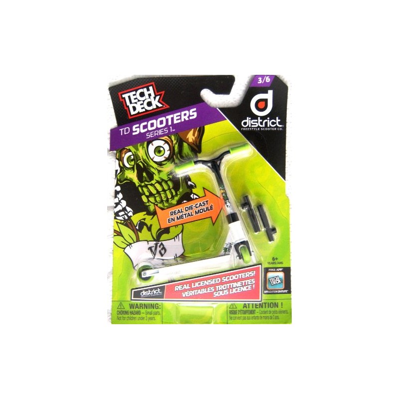 Tech Deck Scooters Series 1 District Freestyle Scooter Co 3/6