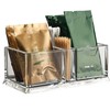 Yakri Small Acrylic Tea Bags Holder Coffee Sugar Bag Case