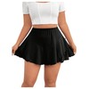 RoseSeek Women's Plus Size Skorts Tiered Layer Ruffle Hem Skirts