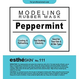 estheSKIN No.111 Peppermint (Cooling) Modeling Mask Powder for Professional Facial Treatment, 35 Oz. (2 pack)