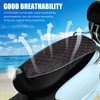 VICASKY Motorcycle Seat Cover 3D Honeycomb Mesh Cushion Cover with
