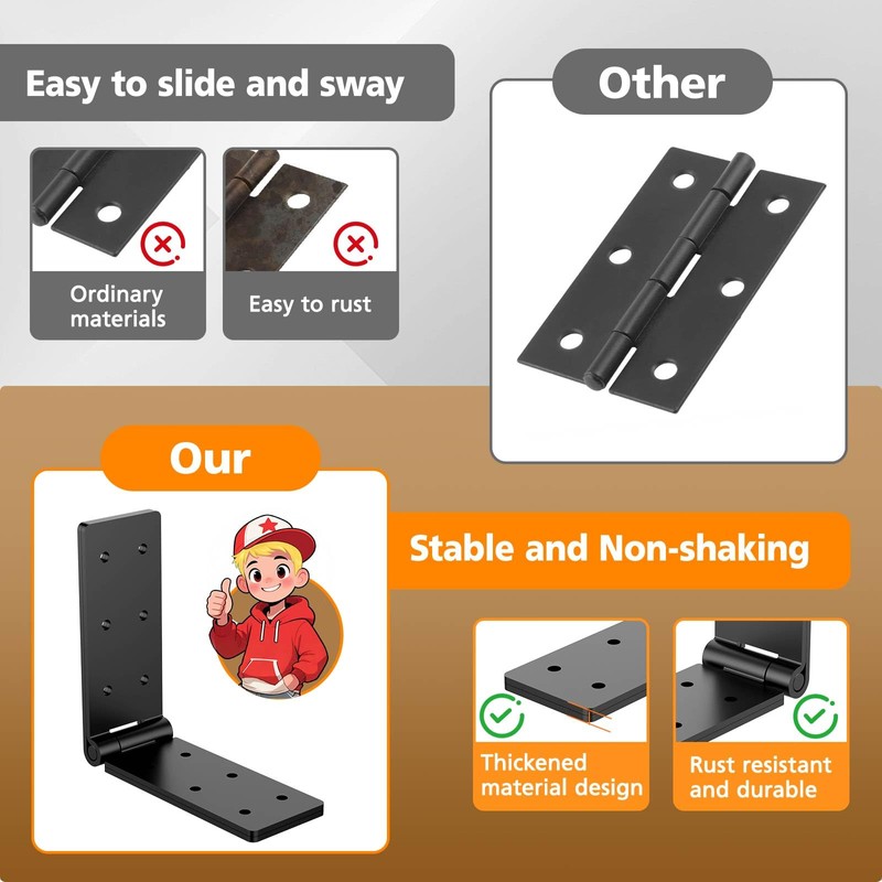 Heavy Duty Gate Hinges,Heavy Duty Folding Butt Hinges,Black Gate Hinge