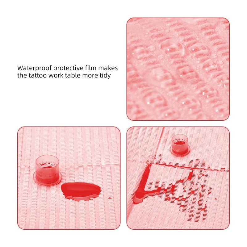 zalati Tattoo Bib Sheets 125pcs Disposable Dental Table Covers Waterproof