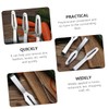 Ciieeo 6pcs Stainless Steel Plucking Tweezers Precision Removal Tools for