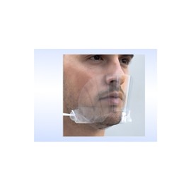 EPSILON Face Shield - Small Mouth Face Cover With Transparent Rubber, 1pc