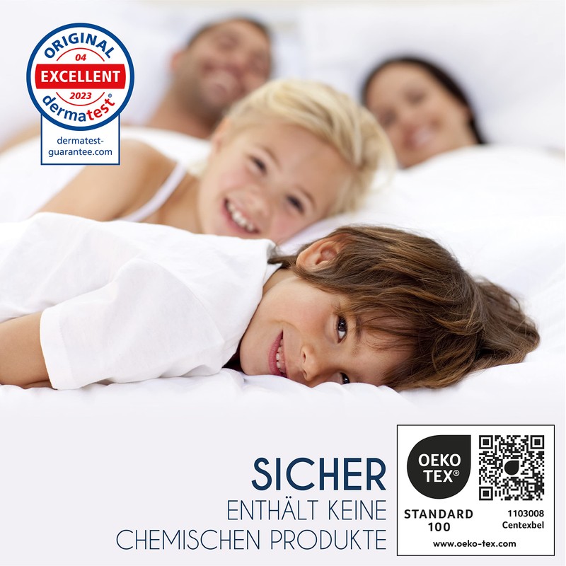 Mattress Protector 150 x 200 cm Waterproof Made in EU