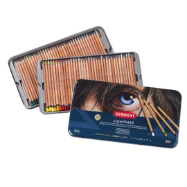 Derwent 2305721 Colored Pencils, Light Fast, Mid Blue, Set of 6, Sold Individually