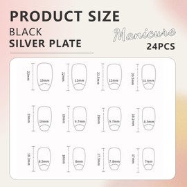 Cosmeria Nägel Zum Aufkleben 24 Stück, Mittlere Künstliche Fingernägel Mit Acryl, Herzen Design Fake Nails Mit Jelly Glue Für Hochzeit, Party Und Alltag