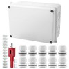Xpieoyrm Junction Box Waterproof IP65 Surface-Mounted 150 x 110 x