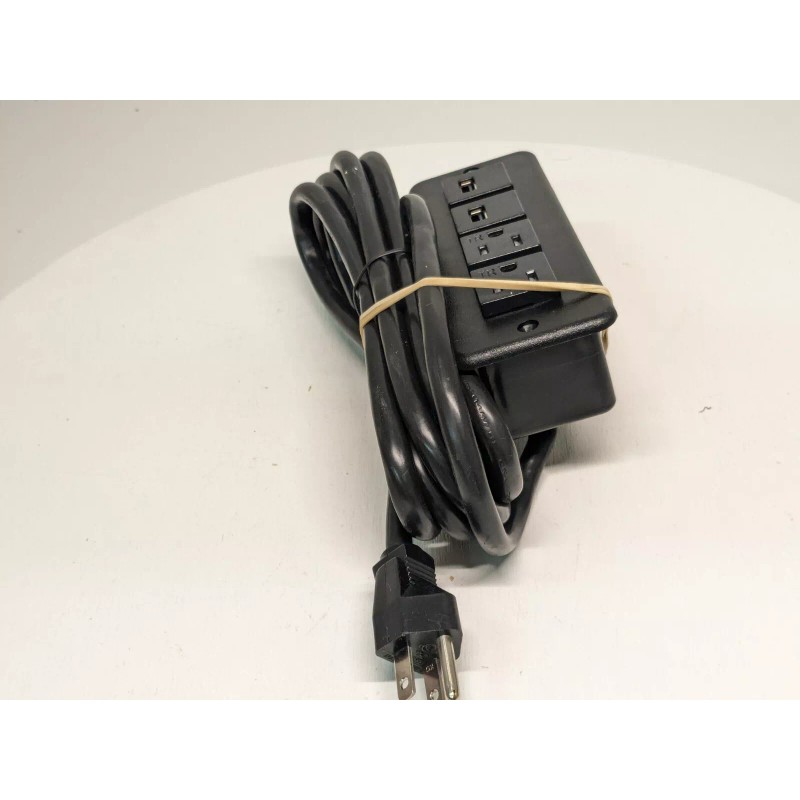 Furnlite, INC Furniture Power - 2 Outlets/2 USB Plugs- Black