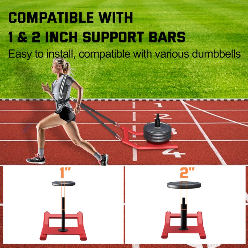 HWOOUSA 2025 Upgrade Weight Sled for Training - Heavy Duty