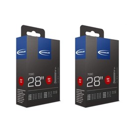 Schwalbe 2 x 28" / 700c Inner Tubes 700x25c With Presta Valves