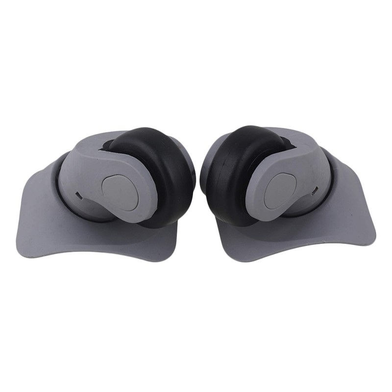 Yibuy 2xGrey 91x97x49mm DIY Luggage Swivel Suitcase Replacement Wheel Replacement