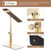 sourcing map Shoe Display Stand 2 Pack Adjustable Height High