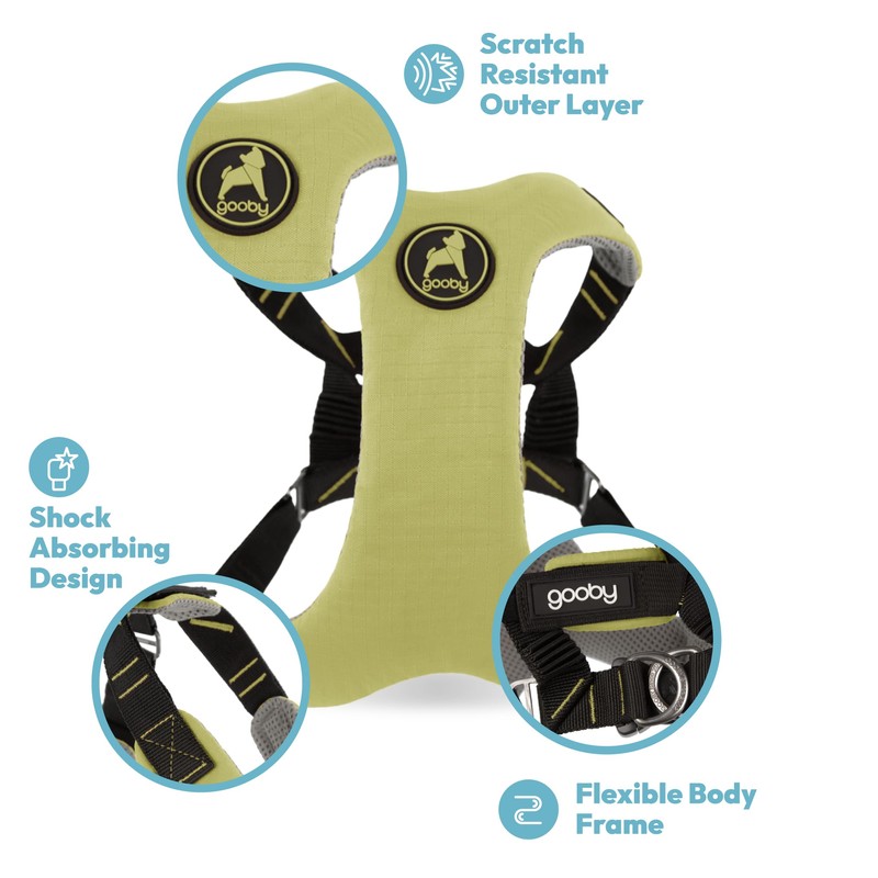 Gooby Convertible Z Harness, Turquoise, X-Large