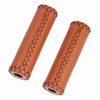 Handlebar Grips Three Color Retro Leather Bike Cover Grip for