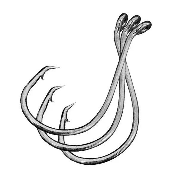 Fishkingtackle 100 #4 7384 2X Strong Offset Sport Circle Fishing