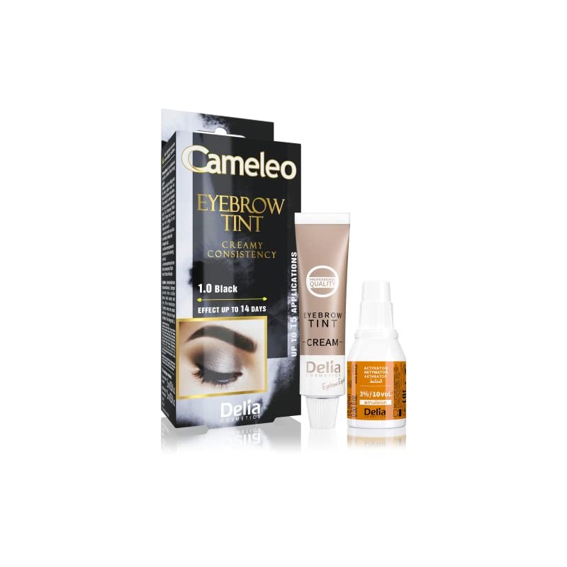 Cameleo - Eyebrow Tint - Black Colour - Creamy Consistency