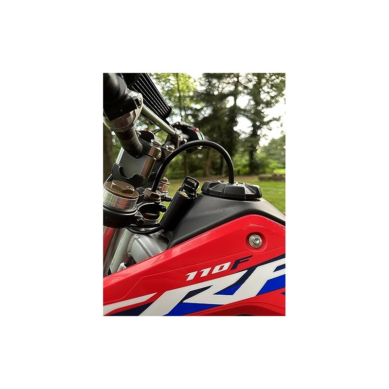 Honda Key Relocation Kit V2 for CRF110F/CRF125F, Fuel-Resistant ASA Plastic