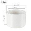 sourcing map 32mm PVC Pipe Cap Fitting, Slip Socket External