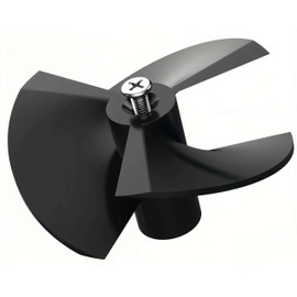 Viefow 9995266-R1（Black） Impeller with Screw Replacement for Premier/M200/M400/M500/CC/DX6 Robotic Pool Cleaners Parts