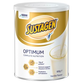Sustagen Optimum Complete Nutrition Formula Vanilla 800g