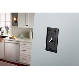 Franklin Brass W35217-VBR-C Classic Architecture Single Switch Wall Plate/Switch Plate/Cover, Venetian Bronze
