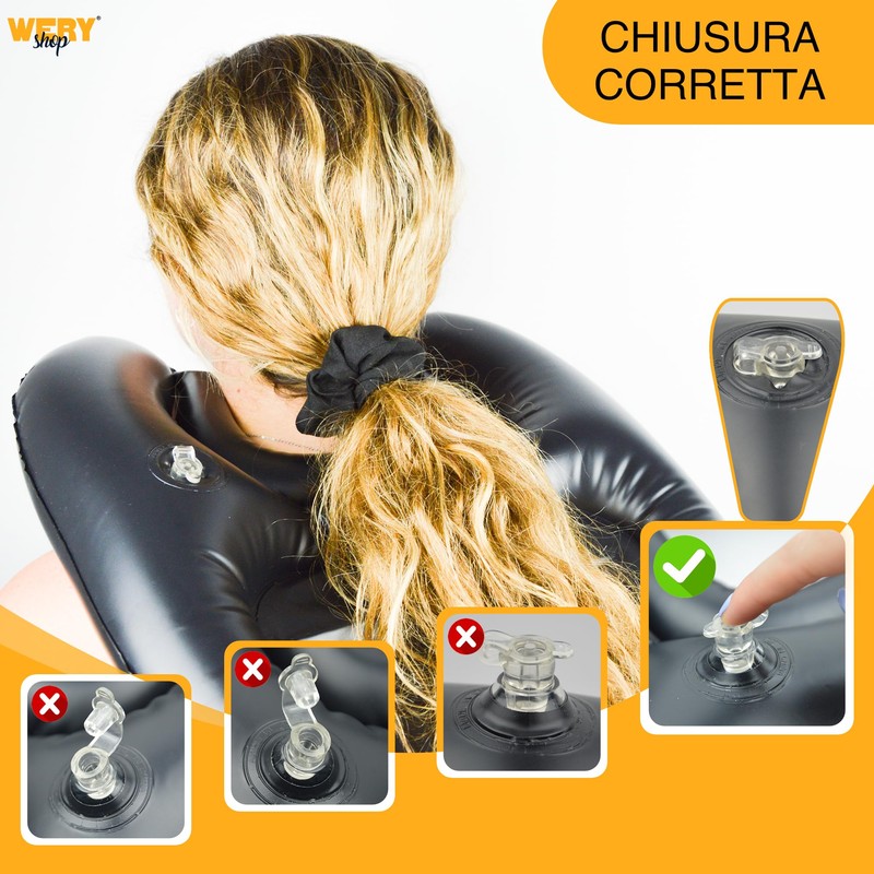 Wery Shop Portable Folding Professional Hairdresser Wash Basin