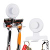 No-Drill Suction Cup Razor and Shaver Holder, Stainless Steel Shower