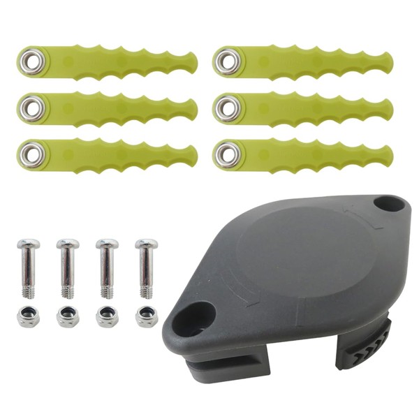 Zafina-UP Weed Eater Bladed Head with 6x Blades Compatible for