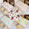 5 Pack Disposable Plastic Tablecloths,Premium Rectangle Table Cover for Yard