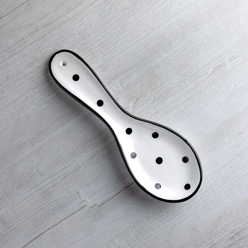 City to Cottage® White and Black Polka Dot Handmade Hand
