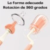 COREFUN Cepillos de Limpieza para Botellas, Kit de Cepillos para