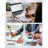 STAGEEK Black Gel Pens, 6Pcs Fine Point Smooth Writing Pens