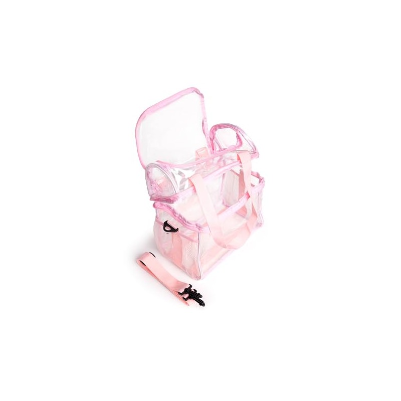 Transparent Lunch bag, stadium-approved, Heavy Duty, Large Lunch Tote for