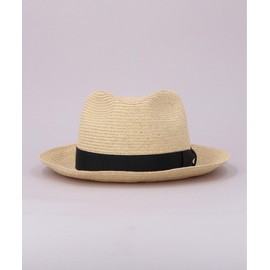 Casilla ZKN02618 Men's Medium Folding Hat, Washable, Straw Hat, Loose, Large, Spring/Summer, Simple, Ribbon, Adjustable Size, Natural, M