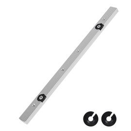 EFUTURETIME Miter Bar Slider, 9.5 x 19 x 300 mm, Miter Bar Slider Aluminium Alloy, Universal Mitre Bar Table Saw for T-Rail, Table Drill, Band Saw, DIY