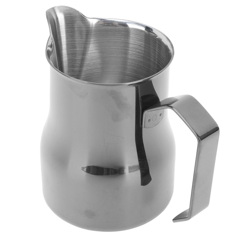 Milk Frother Cup 350ml 304 Stainless Steel Pointed Mouth Foaming