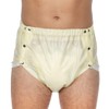 Suprima 1-252-040 Unisex Incontinence PVC Briefs with Buttoned Design Size
