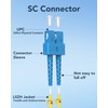 VANDESAIL SC to LC Single Mode Fiber Patch Cable 10m