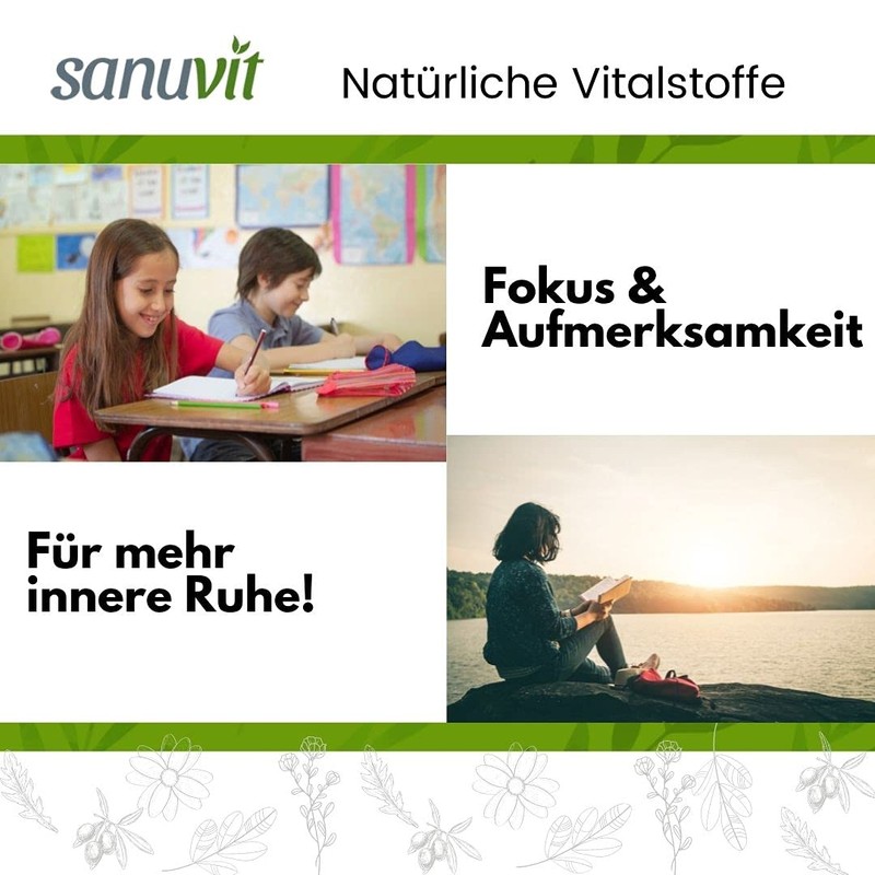 Sanuvit® - ADHD VIT | Focus & Attention | For