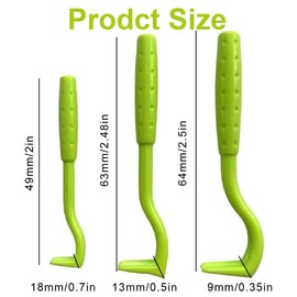 TNSRAY 6 Stück Größen Set Zeckenhebel - Zuverlässiger Zeckenentferner Für Hunde, Katzen, Pferde Und Menschen, Zeckenhaken für alle Zecken Anti Zeckenhebel Schutz Hund Katze Pferd, Blau und Grün
