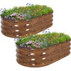 1MORE Galvanized Raised Garden Bed- Planter Garden Boxes Outdoor, Raised