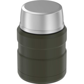 Thermos SK3000 Stainless King 16 Ounce Food Jar with Folding Spoon, Army Green