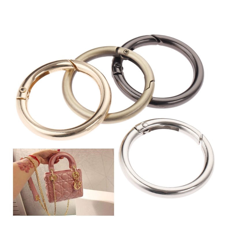 Mgoodoo Key Holder Key Ring Round Carabiner Hardware Round Jump